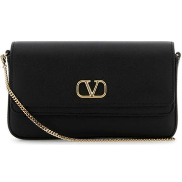 VALENTINO 25SS Signature V Logo Kette Crossbody Tasche Schwarz 6W2P0AH1 MIM 0NO 150553907 [P]