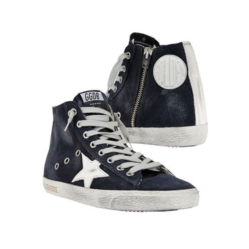 Golden Goose 25FW Women's Franci White Star High Top Navy GWF00113 F000322 50517 150479888 [P]