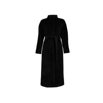 MAXMARA 25FW FERITO ベルト付きコート ブラック 2526016072 013 150554310 [P]