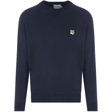MAISON KITSUNE 25SS フォックス パッチ スウェットシャツ ネイビー AM00303KM0001 P480 150393069 [P]