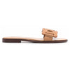 Tods 25FW Out Stitching Chain Strap Sandals Camel RNL C811 150341528 [P]