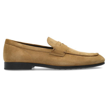 Tods 25FW Mochacino Bear Suede Loafers Khaki Brown stamp: XXM51B00010 RE0 S415 150341526 [P]