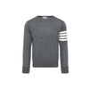 Thom Browne 26SS Diagonal Armband Classic Crewneck Pullover Knit Medium Grey MKA002A Y1014 038 150342207 [P]