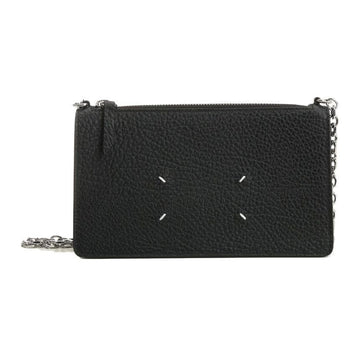 Maison Margiela Signature Stitch Wallet Chain Crossbody Bag Black P4455 T8013 150393375 [P]