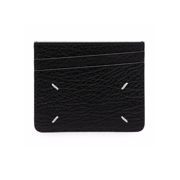 MAISON MARGIELA 26SS スティッチ ロゴ カードケース ブラック 各刻印: stamp 商品番号: P4455 T8013 150393372 [P]