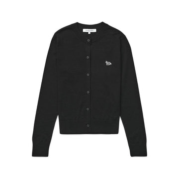 Maison Kitsune Baby Fox Patch Cardigan Black MW00507KT1036 P199 150393044 [P]