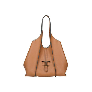 Tods Timeless Medium Shopper Tote Bag Brown Q8E S410 150341607 [P]