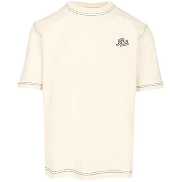 AMI 25SS Signature Logo Embroidery T-Shirt White Cream HTS029 JE0118 136 150392866 [P]