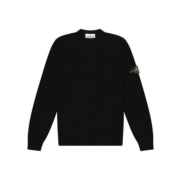 Stone Island Stone 25FW Badge Patch Knit Black 5100071 S00C4 V0029 150263133 [P]