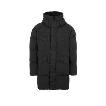 STONE ISLAND ストーン ワッペン パッチ クリンクル ラップス ロング パディング ブラック 771570123 V0029 150263129 [P]
