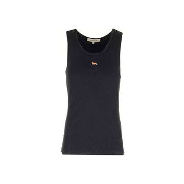 Maison Kitsune Fox Patch Tank Top Black MW00103KJ0125 P199 150393076 [P]