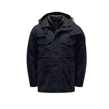 STONE ISLAND Stone Ghostpiece Wappen O-Ventile Daunenjacke Schwarz Dunkelblau 7715437F1 V0029 150263085 [P]