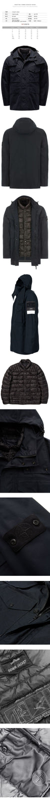 Stone Island Stone Ghostpiece Wappen O-Ventile Down Jacket Black Dark Navy 7715437F1 V0029 150263085 [P]