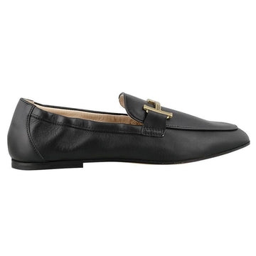 TODS 25FW 女性 ゴールド ダブル T ローファー ブラック XXW79A0DE70 MID B999 150341533 [P]