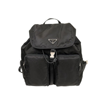 Prada Triangle Logo Nylon Backpack Black 1BZ005 ZOT F0002 150062730 [P]