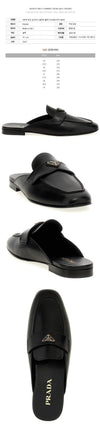 Prada Women's Triangle Logo Mule Black 1D766N 070 F0002 150062724 [P]