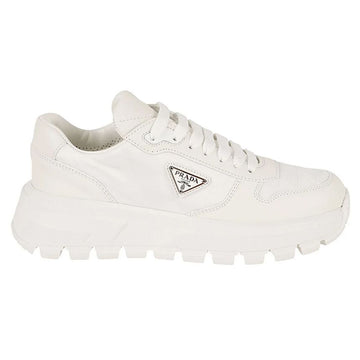 Prada 25FW Triangle Logo Frax 01 Sneakers White 1E620N 3LNW F0009 150062717 [P]