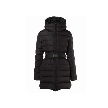Prada 25FW Triangle Logo Belted Hooded Padded Jacket Black 29O364 106O F0002 150062706 [P]