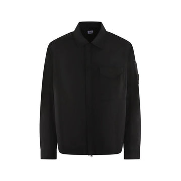 CP Company 25FW Chrome R Lens Wappen Shirt Jacket Black 19CMOS089A 005904G 999 150067794 [P]