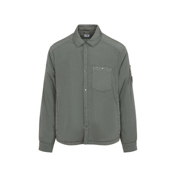 CP Company 25FW Lens Patch Shirt Jacket Gray 19CMOS088A 005904G 921 150067772 [P]