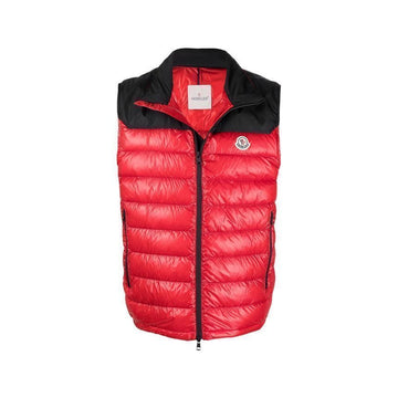 MONCLER モンクレール ORTAC CILET ショートパディングベスト ルビーレッド 1A000 58 M1591 448 150067823 [P]