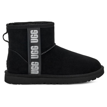 UGG クラシック ミニ サイド ロゴ ll ブーツ ブラック 1134962 BLK 150067928 [P]