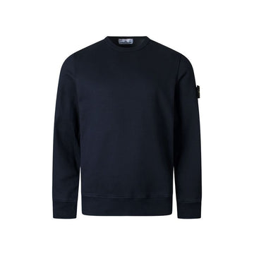 Stone Island Stone 25FW Wappen Patch Fleece Sweatshirt Navy 6100028 S0A20 V0020 149444853 [P]