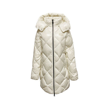 DUVETICA 25FW CONZA Logo Patch Padded Jacket Cream VDDJ30646K0001 CRL 149436039 [P]