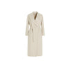 MAXMARA Belted Long Wool Coat Ecru 2529016043 031 149845687 [P]