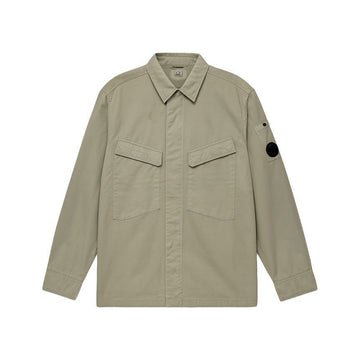 CP COMPANY CP 25FW レンズ ワッペン ポケット オーバーシャツジャケット カーキグレー 19CMOS073A 110143G 331 149517324 [P]