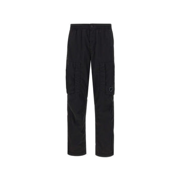 CP Company CP 25FW Lens Patch Regular Fit Cargo Pants Black 19CMPA152A 005904G 999 149517322 [P]