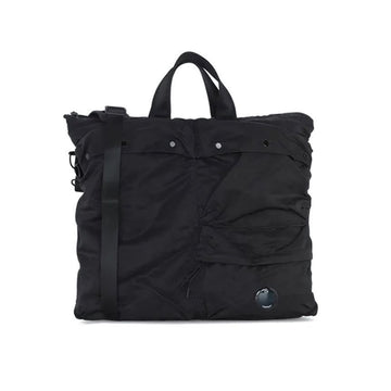 CP Company CP 25FW Lens Wappen Large Tote Crossbody Bag Black 19CMAC114A 005269G 999 149517269 [P]