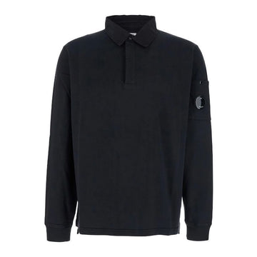 CP COMPANY CP 25FW レンズ ワッペン ライト ポロ 長袖 Tシャツ ブラック 19CMSS100A 002246G 999 149517264 [P]