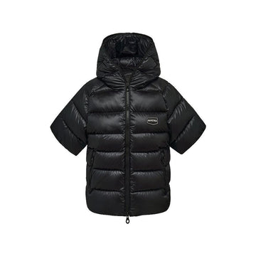 DUVETICA 25FW SADALMELIK Half Sleeve Hooded Padded Jacket Black VDDH01225K0001 BKS 149435972 [P]