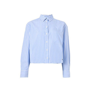 MAXMARA ストライプシャツ ライトブルー 2615111061 001 159257475 [P]