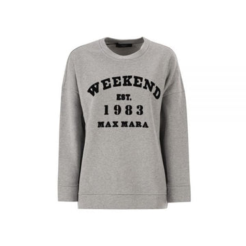 MAXMARA 26SS WKDGOMMOSO 裏起毛 スウェットシャツ ライトグレー 2615921041 002 159257476 [P]
