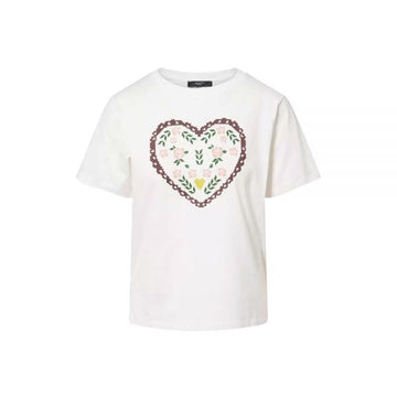MAXMARA ロゴTシャツ ホワイト 2615971051 001 159257481 [P]