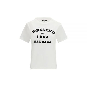 MAXMARA ロゴTシャツ ホワイト 2615971051 006 159257482 [P]
