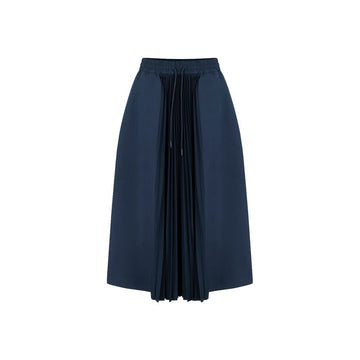 MAXMARA ポリエステルスカート ネイビー 2615771011 002 159257483 [P]