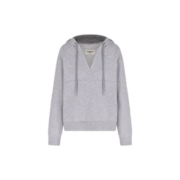 MAXMARA 26FW WKDCANNONE ジャージ Vネック フーディ Tシャツ グレー 2625926011 003 159257501 [P]