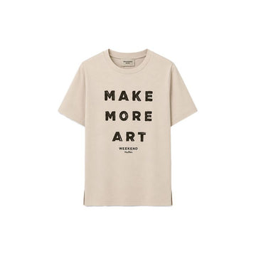MAXMARA ペインティングプリント半袖Tシャツ ネイチャル 2625976041 007 159257507 [P]