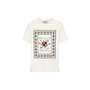 MaxMara Flower Pattern Short Sleeve T-Shirt White 2625976041 005 159257508 [P]