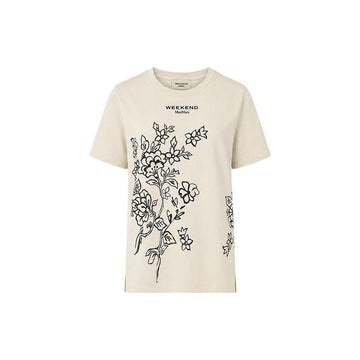 MAXMARA フラワープリント半袖Tシャツ ネイチャー 2625976041 003 159257509 [P]