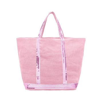 Vanessa Bruno Cabas Spangle Linen Tote Bag Medium M 0PVE31 V40413 480 144731962 [P]