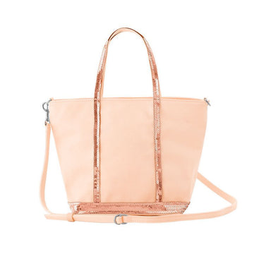 Vanessa Bruno Cabas Spangled Cotton Zip Tote Bag Small 0PVE01 V40435 010 144732078 [P]