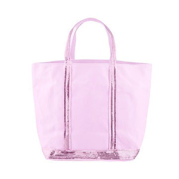 VANESSA BRUNO Kabas Spiegelsequins Baumwoll-Tote Tasche Medium M 0PVE01 V40413 456 144732104 [P]
