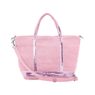 VANESSA BRUNO Mini XS Spiegelleinen Reißverschluss Tote Bag 0PVE31 V40410 480 144731944 [P]