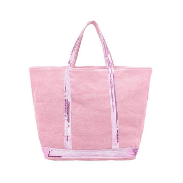 VANESSA BRUNO Cabas Spangle Leinen Tote M 0PVE31 V40413 480 144731962 [P]