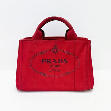 Prada Red Canvas Tote Bag 4VPRB23148 120078849 [P]