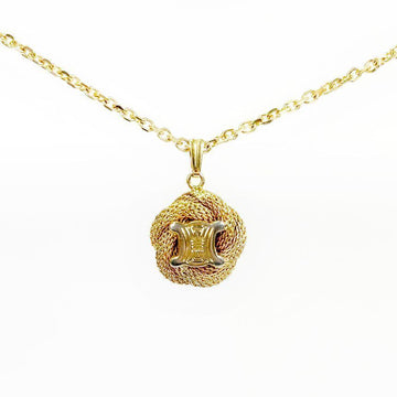 Celine Triomphe Gold Pendant Necklace 5VCEA26948 138622408 [P]
